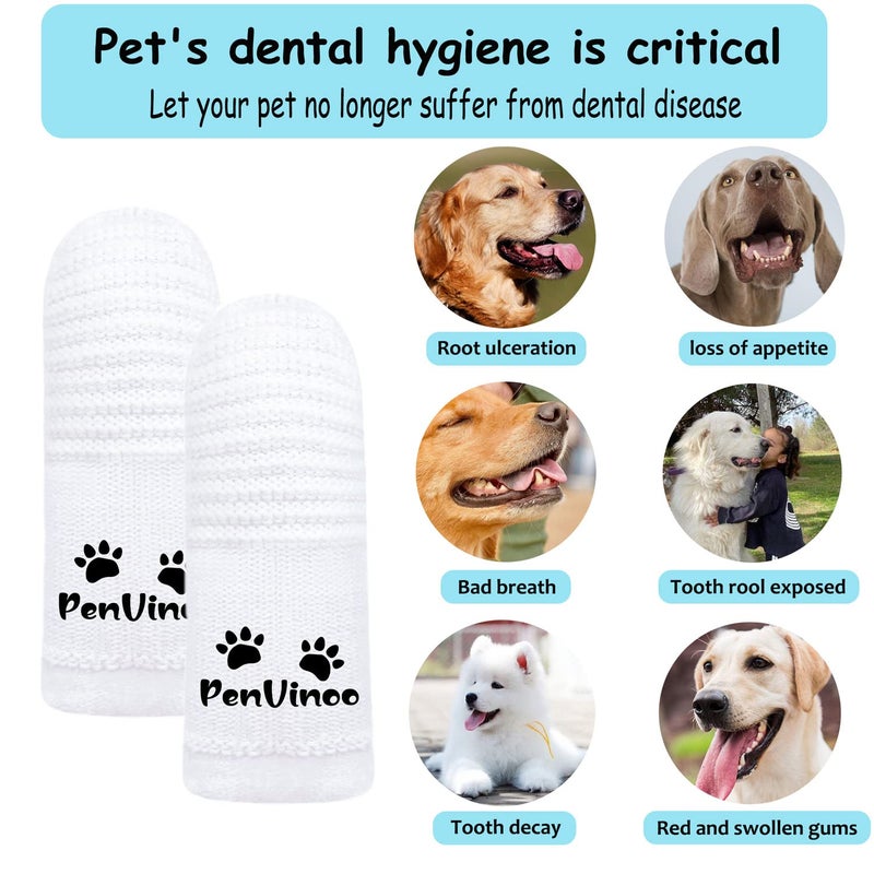 PenVinoo 360 Â° Dog Toothbrush Pet Toothbrush 360 Â° Finger Toothbrush Medium and Large Dogs - Image 5